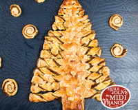 Sapin de Noël à la tapenade verte