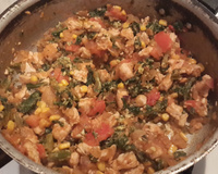 Quesadilla au poulet et légumes