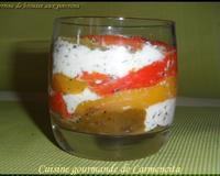 Cette verrine est un enchantement autant visuel que gustatif et belle en couleurs