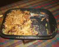 Gratin de pâtes à la betterave