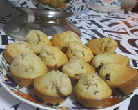 Muffins aux flocons d'avoine & pépites de chocolat au lait