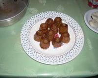 Cannelés bordelais à la fleur d'oranger