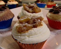 Cupcakes ananas flambé