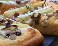 Pizza Healthy aux Asperges des Sables des Landes IGP et à la patate douce