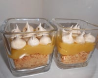Tarte au citron meringuée en verrine