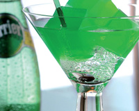 Perrier mojito cube