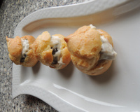 Gougères d'escargots au boursin 3 poivres