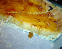 Tarte à l'orange façon crème brûlé