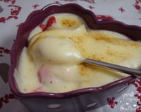 Sabayon "Gargouil" aux fraises, framboises et banane