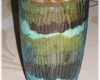 Verrines (grandes) purée, boudin, spéculoos et pommes