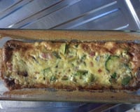 Flan aux légumes et à la créme fraiche