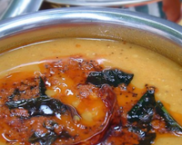 Plat de lentilles indien