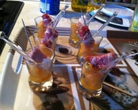 Verrines fraîcheur melon & jambon