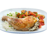 Cuisses de poulet farcies au Philadelphia