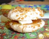 Macarons au pain d'épices foie gras et confiture de figues