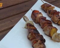 Brochettes de volaille à la plancha