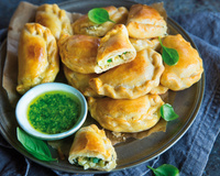 Empanadas au chèvre frais et basilic