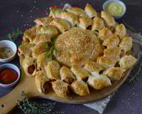 Soleil feuilleté à la saucisse