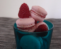 Macarons à la framboise maison