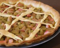 Tarte à la rhubarbe facile et rapide