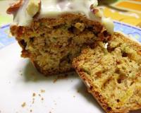 Petits gâteaux aux courgettes et carottes râpées recouvert d'un glaçage