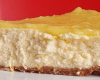 Cheesecake au citron et lemon curd