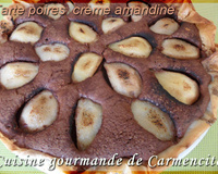 Tarte aux poires crème amandine