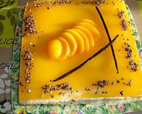 Délice pêches et mascarpone