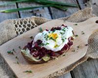 Voici une version revisitée de la fameuse recette des oeufs à la couille d'âne du Berry !