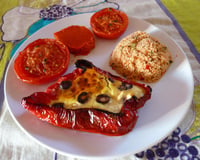 Poivrons farcis à la féta