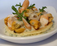 Tartelette Coquillages et Crustacés