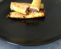 Roulés de pain perdu au nutella