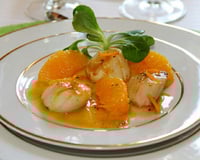 Saint Jacques au beurre d'agrumes