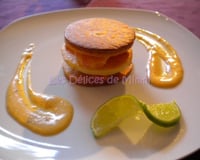 Mille-feuille de scampis à l'orange