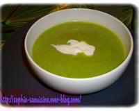 Soupe aux petits pois maison