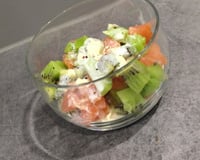 Verrine kiwi & saumon