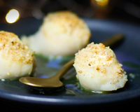 Saint Jacques parmesan et noisettes