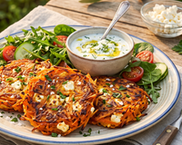 Le légume le moins cher de l'été : voici la galette carotte-feta bien croustillante qui va sauver vos dîners !