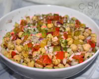 Salade de pois chiches à la turque