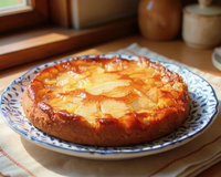 Gâteau renversé aux pommes caramélisées