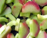 Succulent à la rhubarbe