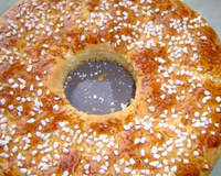 Galette des rois sans farine de blé et avec le même goût! Pas facile sans mon astuce de mélanger deux pâtes différentes!