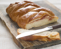 Brioche à la confiture