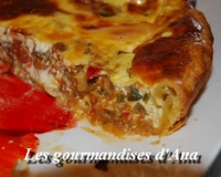 Tarte aux légumes et à la vache qui rit