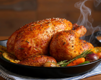 Poularde farcie pour les fêtes