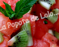Une salade colorée, fraîche et très light....