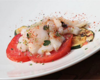 Papillote de lotte sur la braise