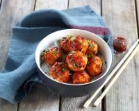 Boulettes de poulet sauce BBQ