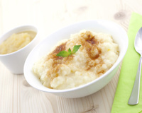 Riz au lait aux pommes