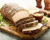 Filet mignon de porc en croûte de zaatar